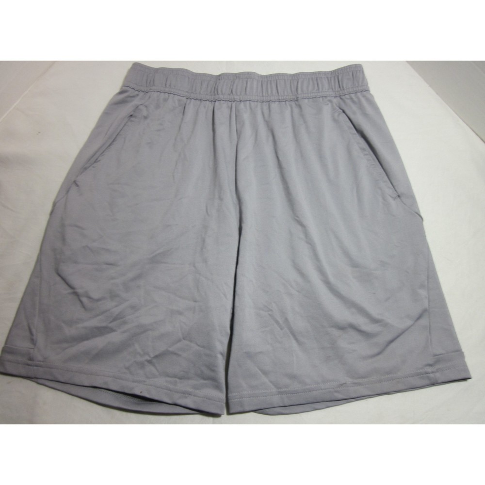 All In Motion men's Size Medium  Athletic Shorts Elastic Waist Drawstring Gray